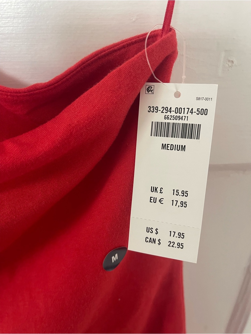 Hollister One-Shoulder Red Tank Top - Picture 3 of 3